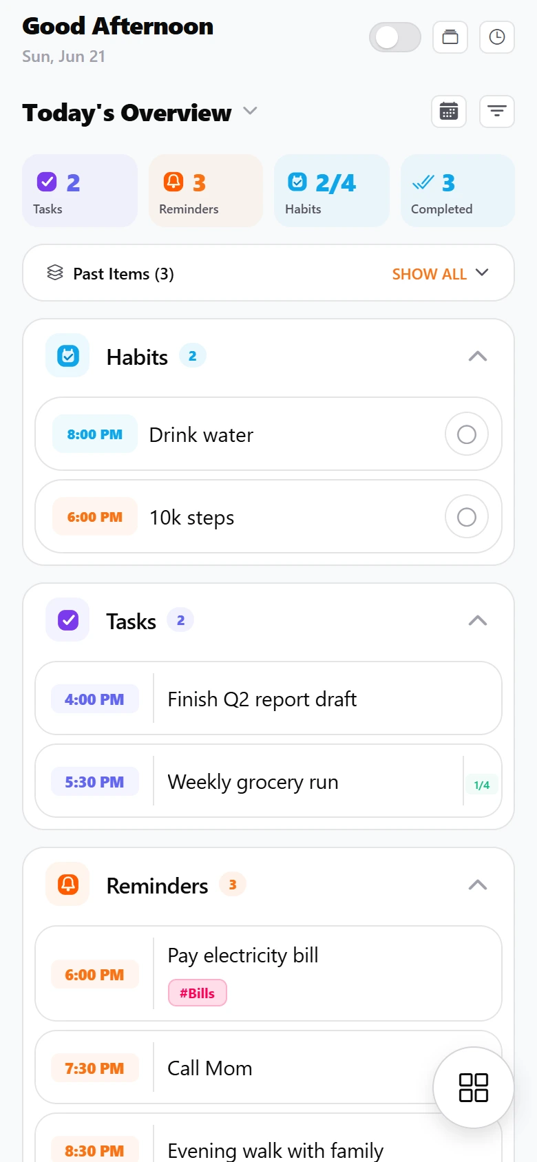 Trakven dashboard screen